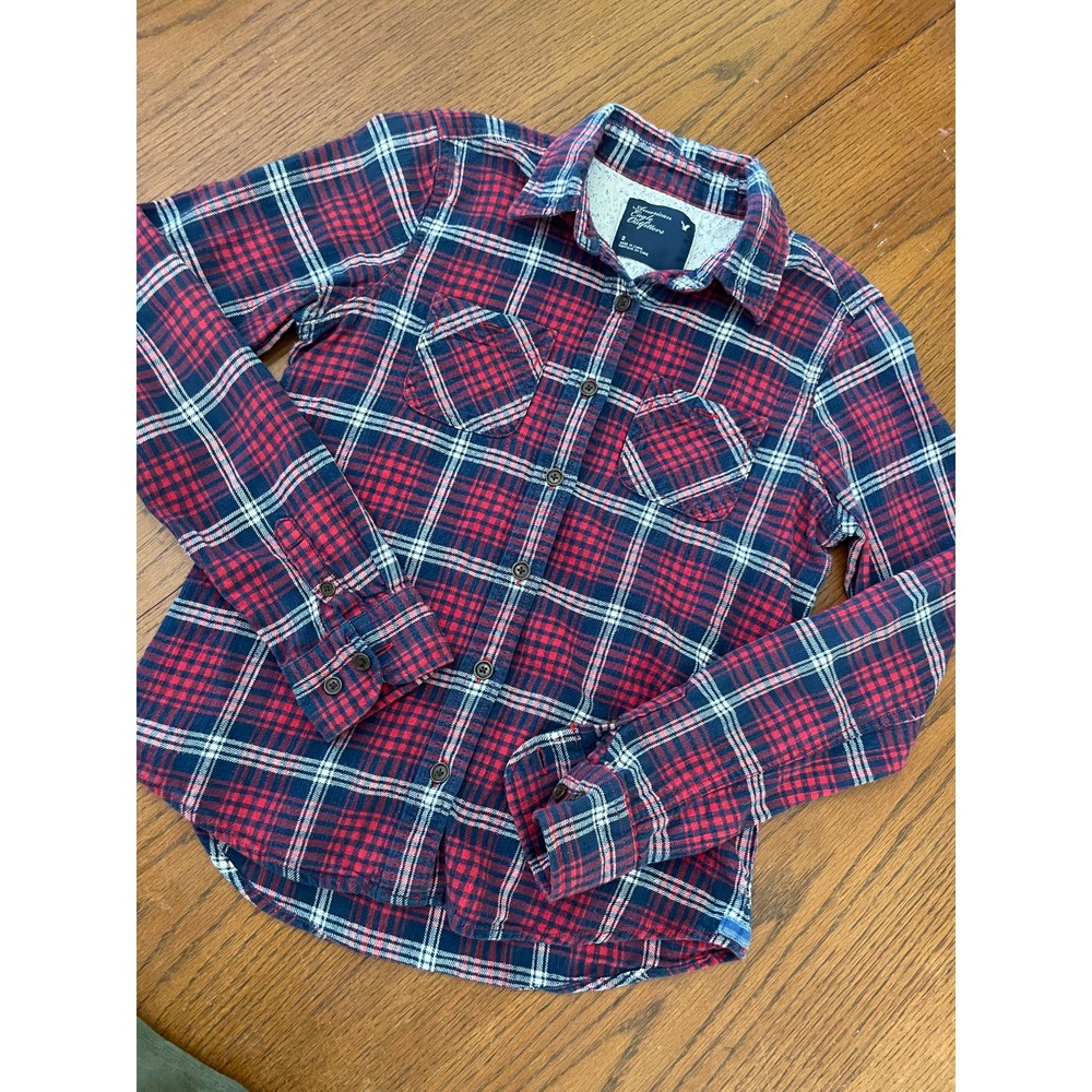 American Eagle Flannel Button Down Size 2 - image 1